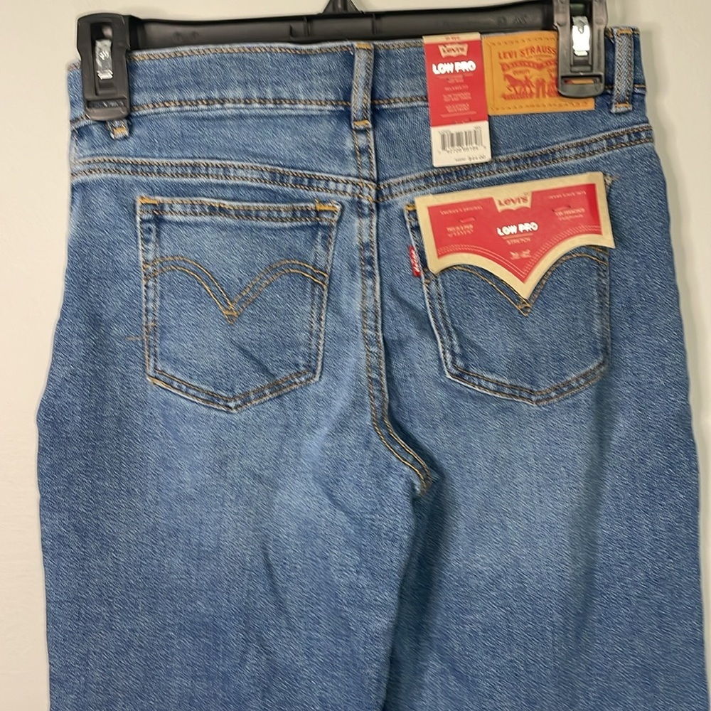 Levi’s Low Pro Mid Rise Relaxed Fit Girls Jeans Size 10 NEW - Picture 5 of 10